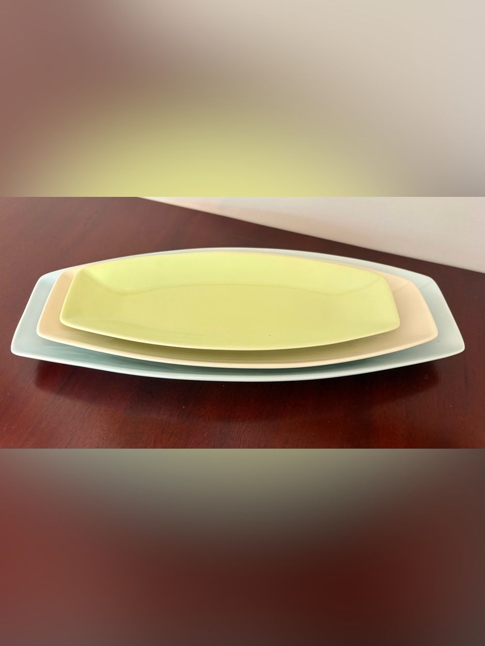 Verdici Design Elongated Hexagonal Platters (Set of 3)